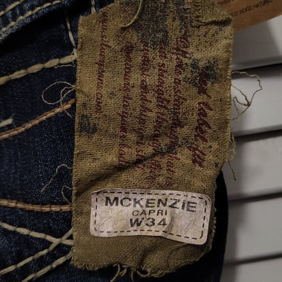 SILVER Jeans Women's McKenzie Capri size 34 Blue Denim NEW NWT - Picture 4 of 9
